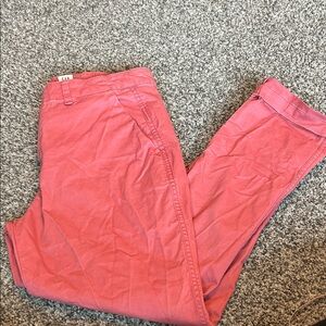 GAP Girlfriend Khaki Pants in Coral
